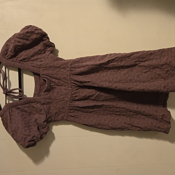 Madewell Floral Quilted Puff  Sleeve Mini Dress - Picture 2 of 7